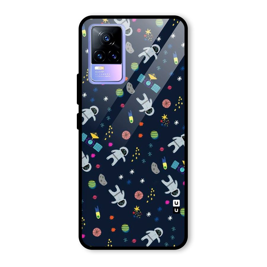 Spaceman Dance Glass Back Case for Vivo Y73