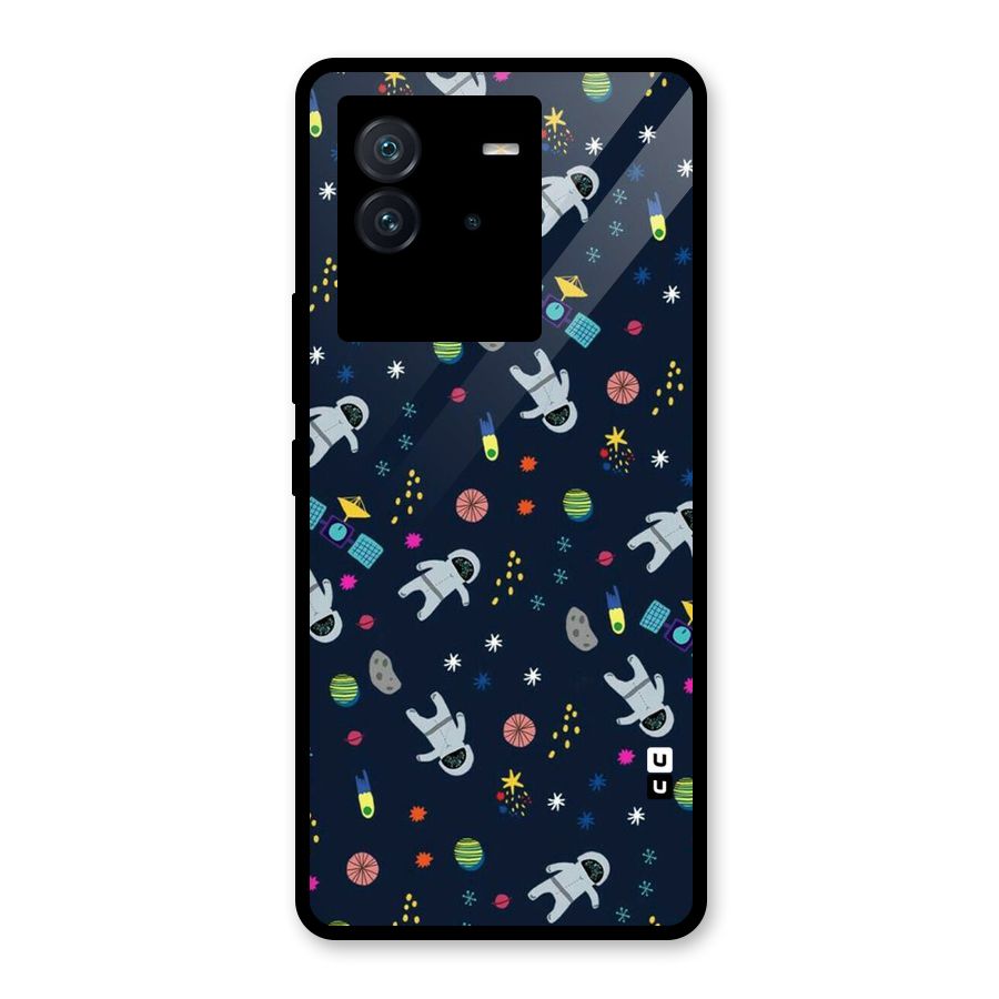 Spaceman Dance Glass Back Case for Vivo iQOO Neo 6 5G