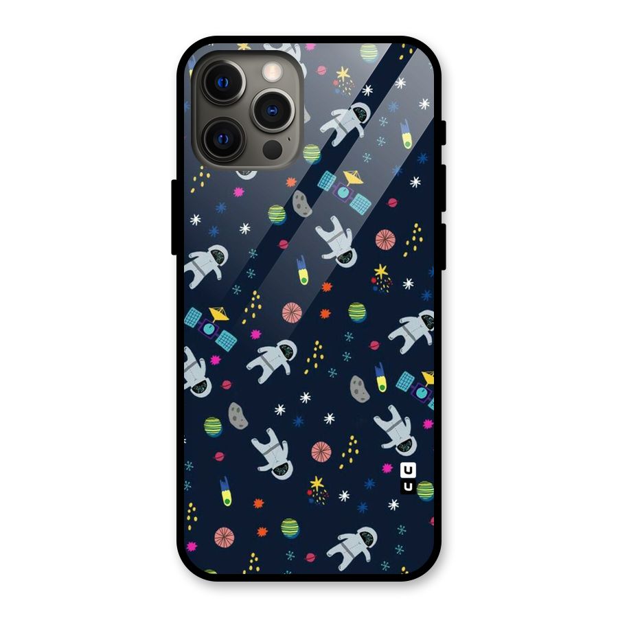 Spaceman Dance Glass Back Case for iPhone 12 Pro Max