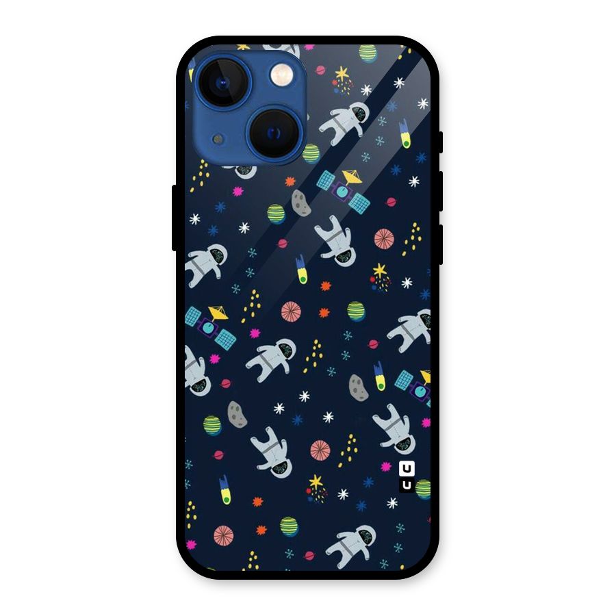 Spaceman Dance Glass Back Case for iPhone 13 Mini