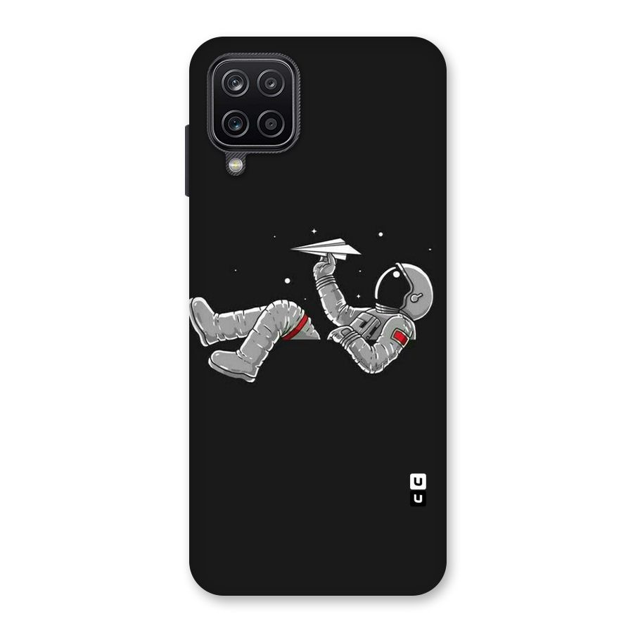 Spaceman Flying Back Case for Galaxy A12