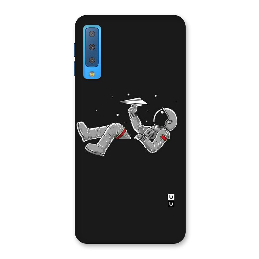 Spaceman Flying Back Case for Galaxy A7 (2018)