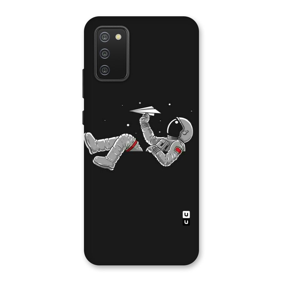 Spaceman Flying Back Case for Galaxy M02s