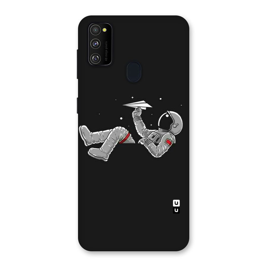 Spaceman Flying Back Case for Galaxy M21