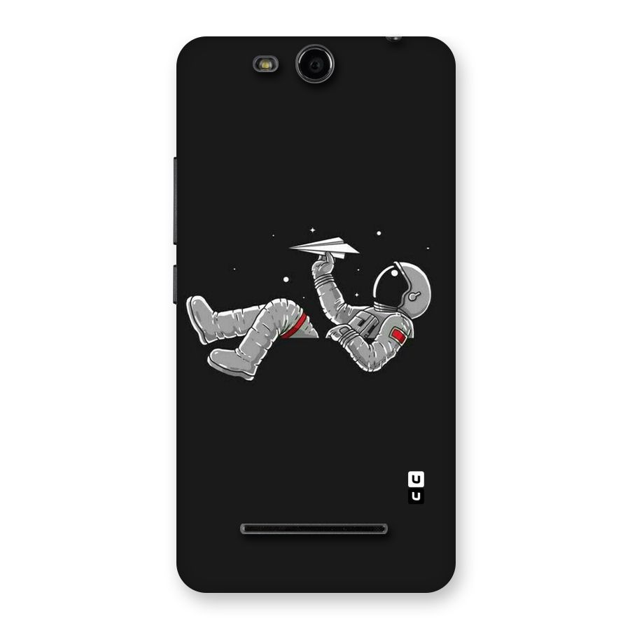Spaceman Flying Back Case for Micromax Canvas Juice 3 Q392