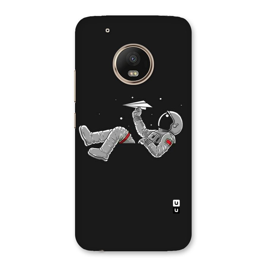 Spaceman Flying Back Case for Moto G5 Plus