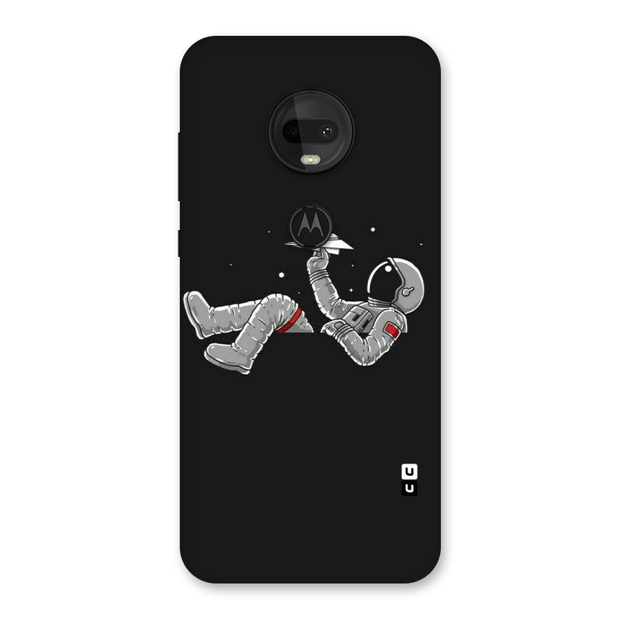 Spaceman Flying Back Case for Moto G7