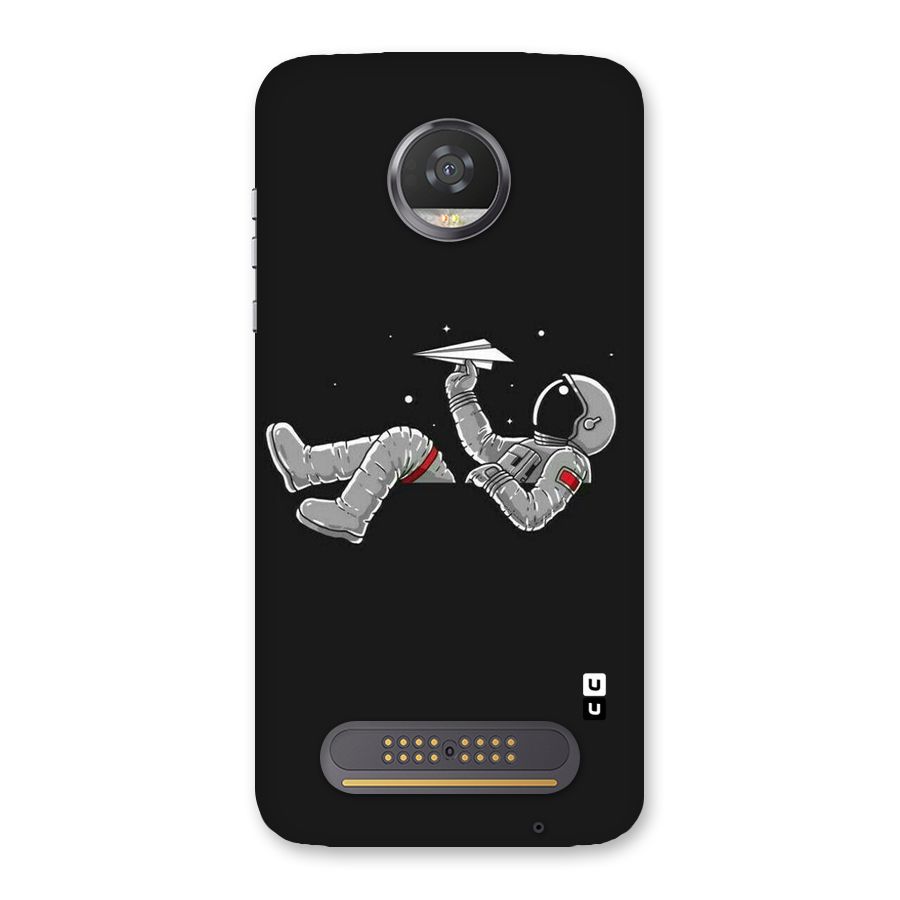 Spaceman Flying Back Case for Moto Z2 Play