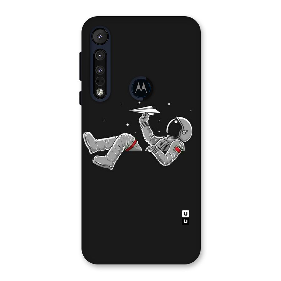 Spaceman Flying Back Case for Motorola One Macro