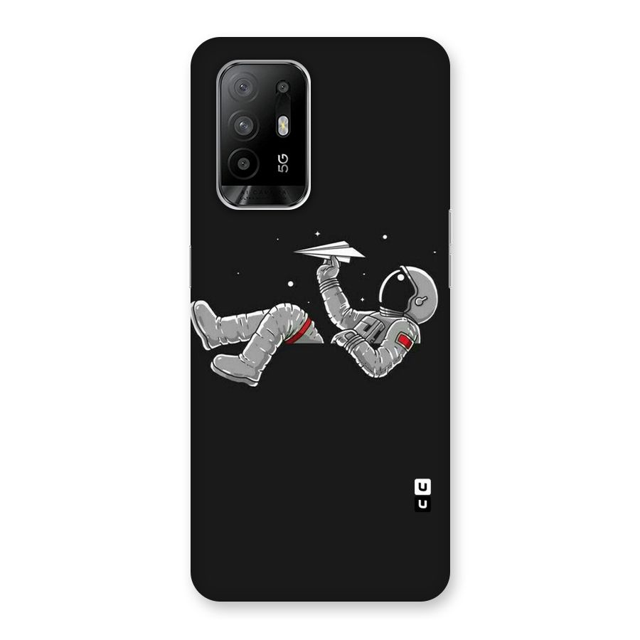 Spaceman Flying Back Case for Oppo F19 Pro Plus 5G