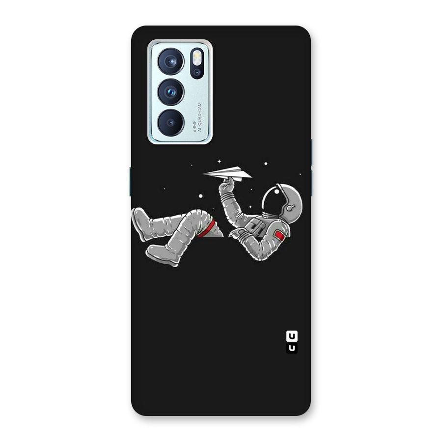 Spaceman Flying Back Case for Oppo Reno6 Pro 5G
