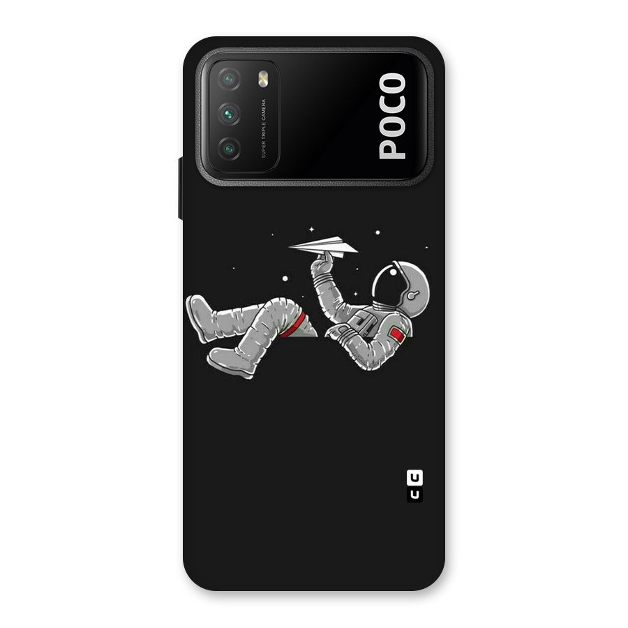 Spaceman Flying Back Case for Poco M3