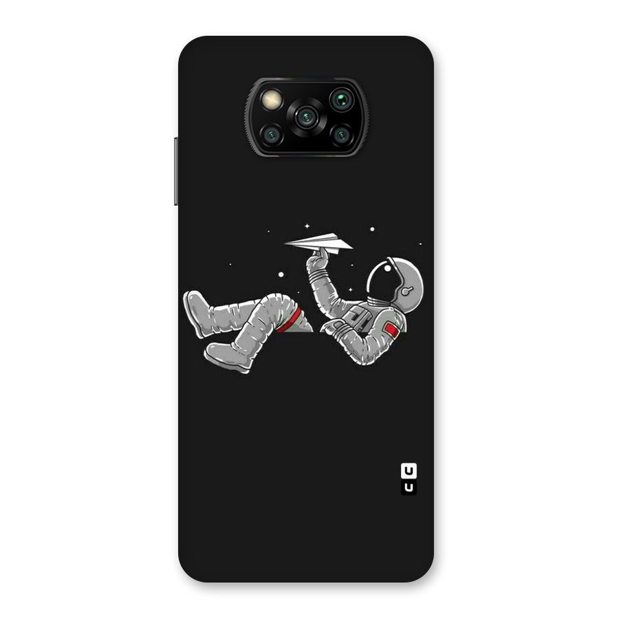 Spaceman Flying Back Case for Poco X3