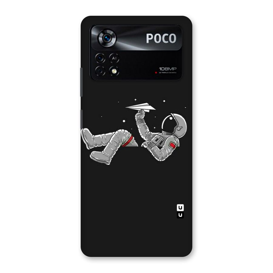 Spaceman Flying Back Case for Poco X4 Pro 5G