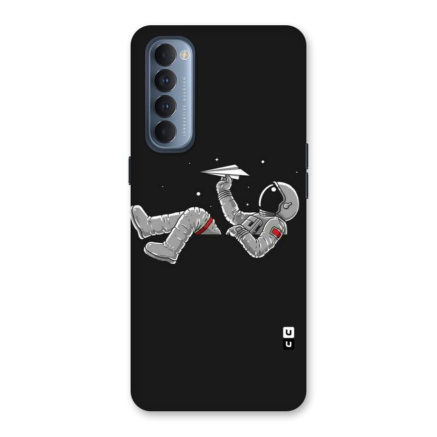 Spaceman Flying Back Case for Reno4 Pro