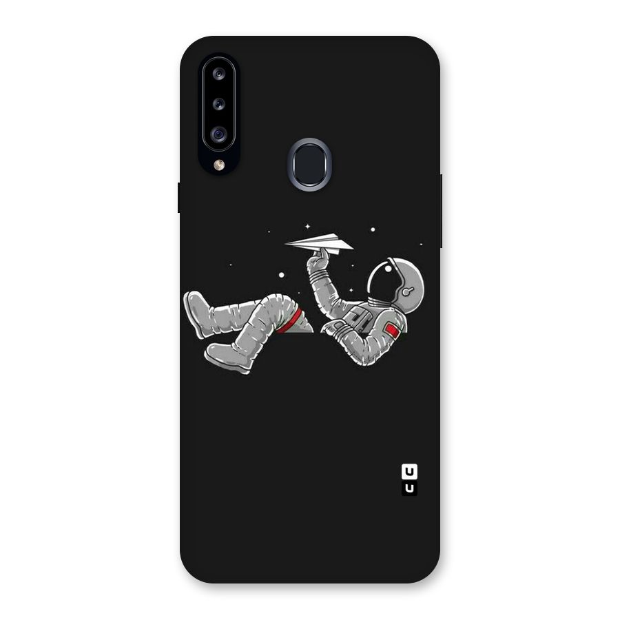 Spaceman Flying Back Case for Samsung Galaxy A20s