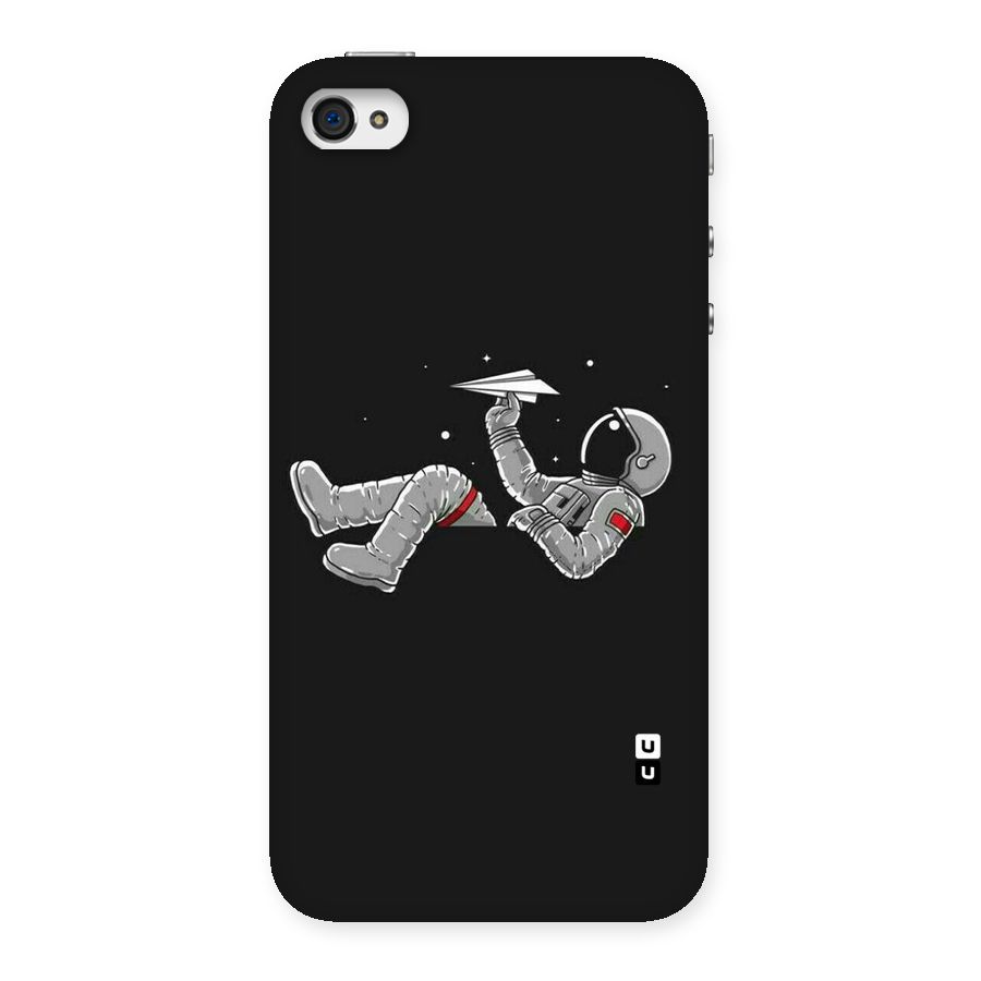 Spaceman Flying Back Case for iPhone 4 4s