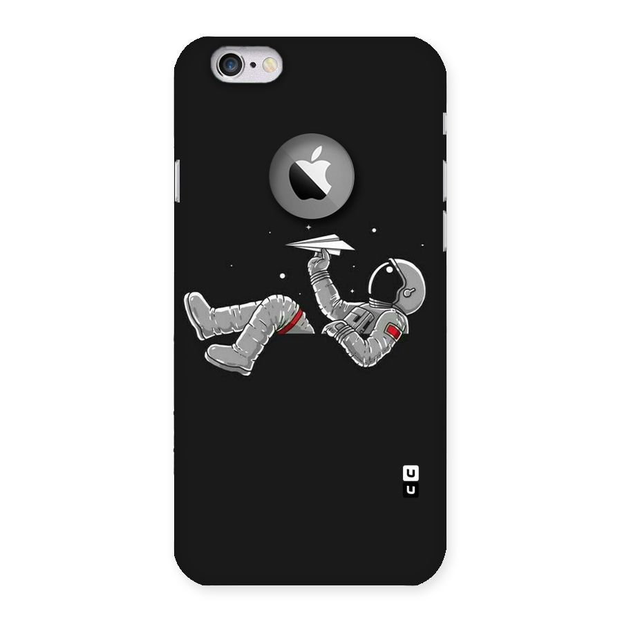 Spaceman Flying Back Case for iPhone 6 Logo Cut