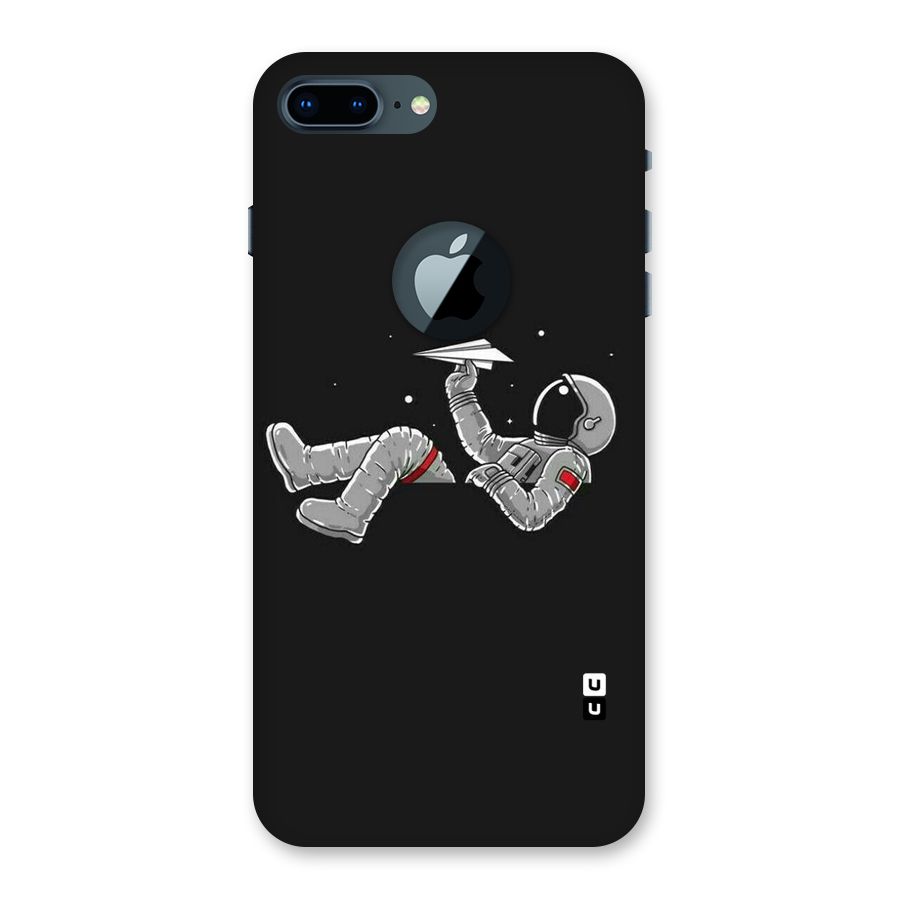 Spaceman Flying Back Case for iPhone 7 Plus Logo Cut