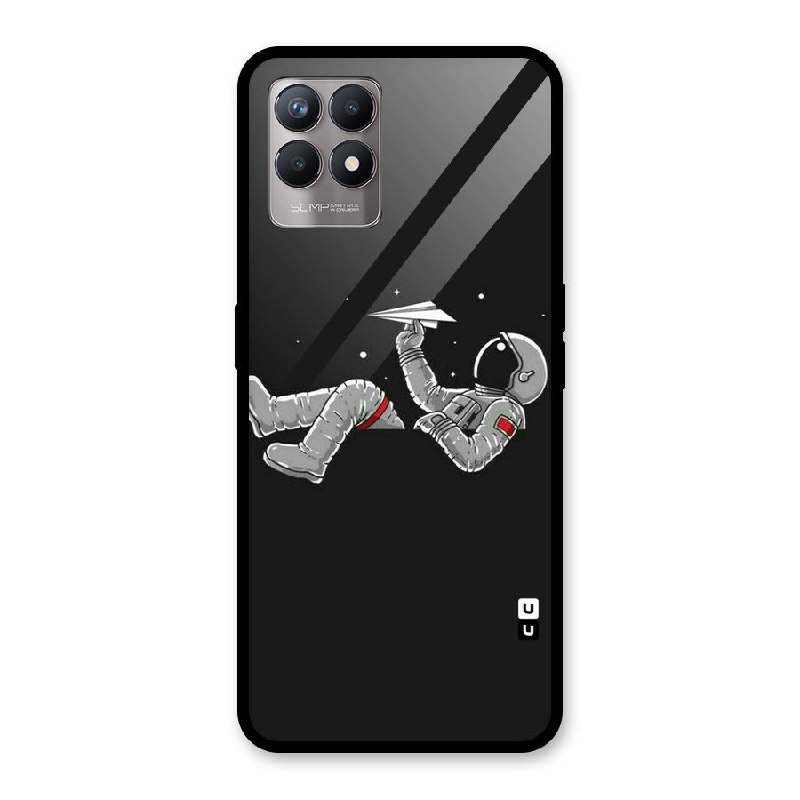 Spaceman Flying Glass Back Case for Realme Narzo 50