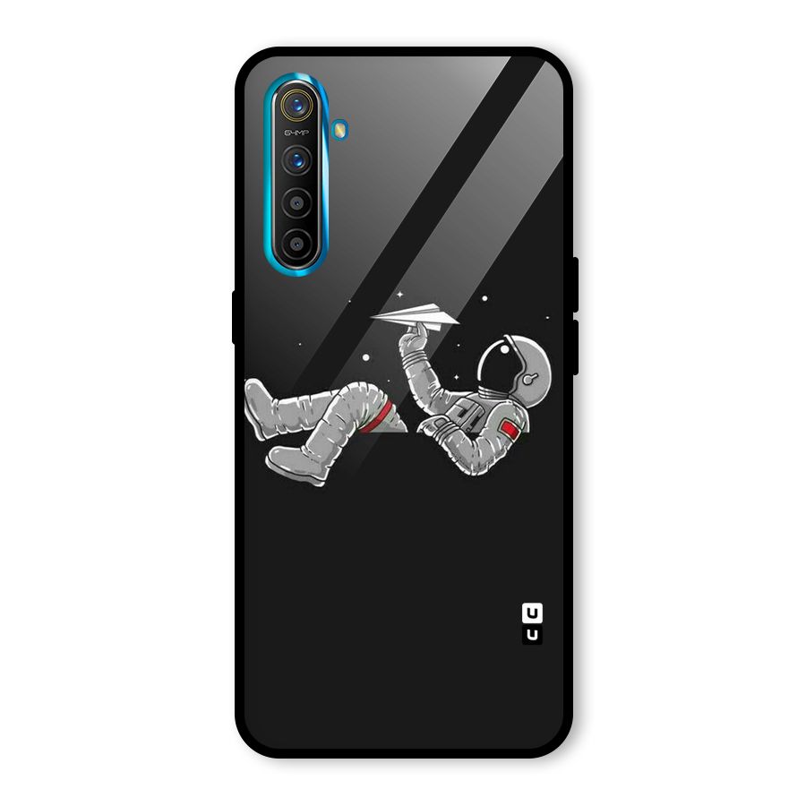 Spaceman Flying Glass Back Case for Realme X2