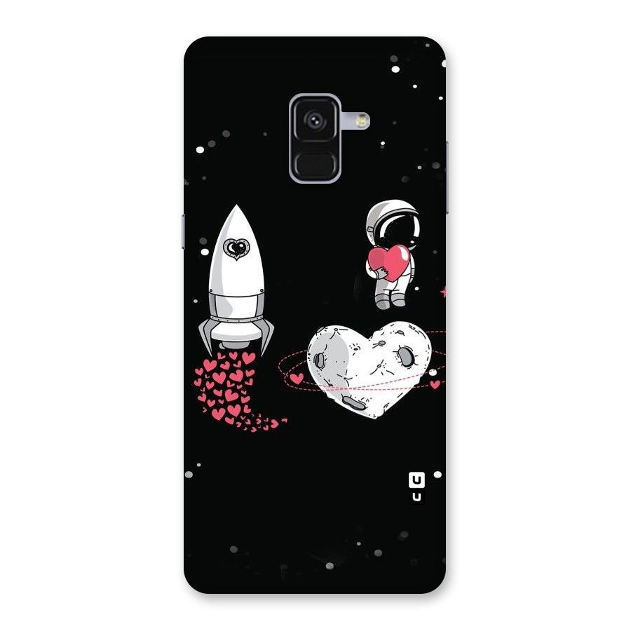 Spaceman Love Back Case for Galaxy A8 Plus