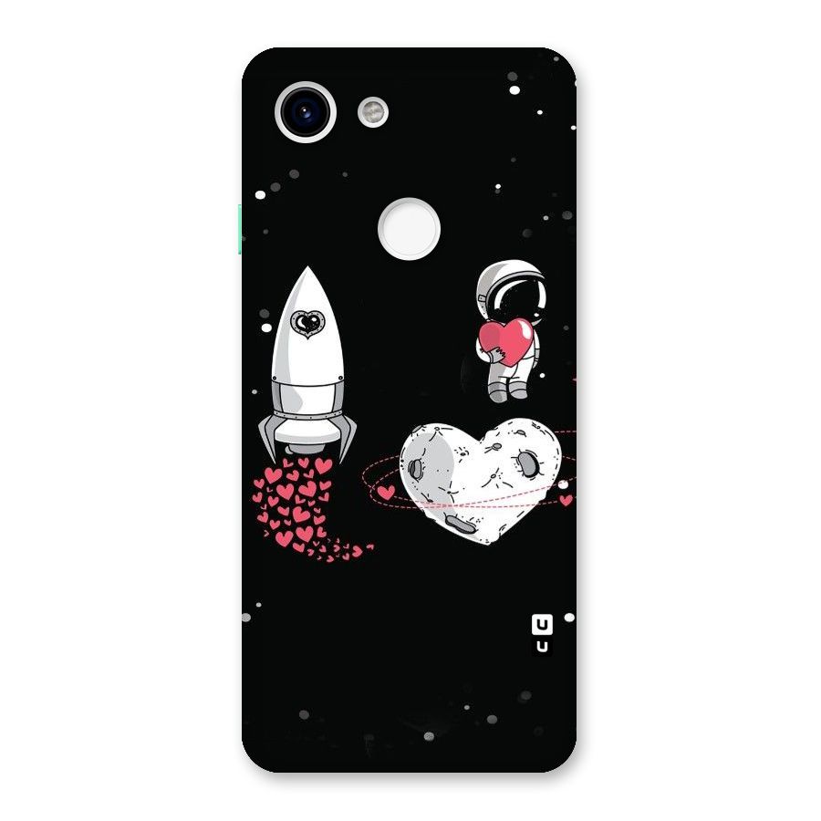 Spaceman Love Back Case for Google Pixel 3