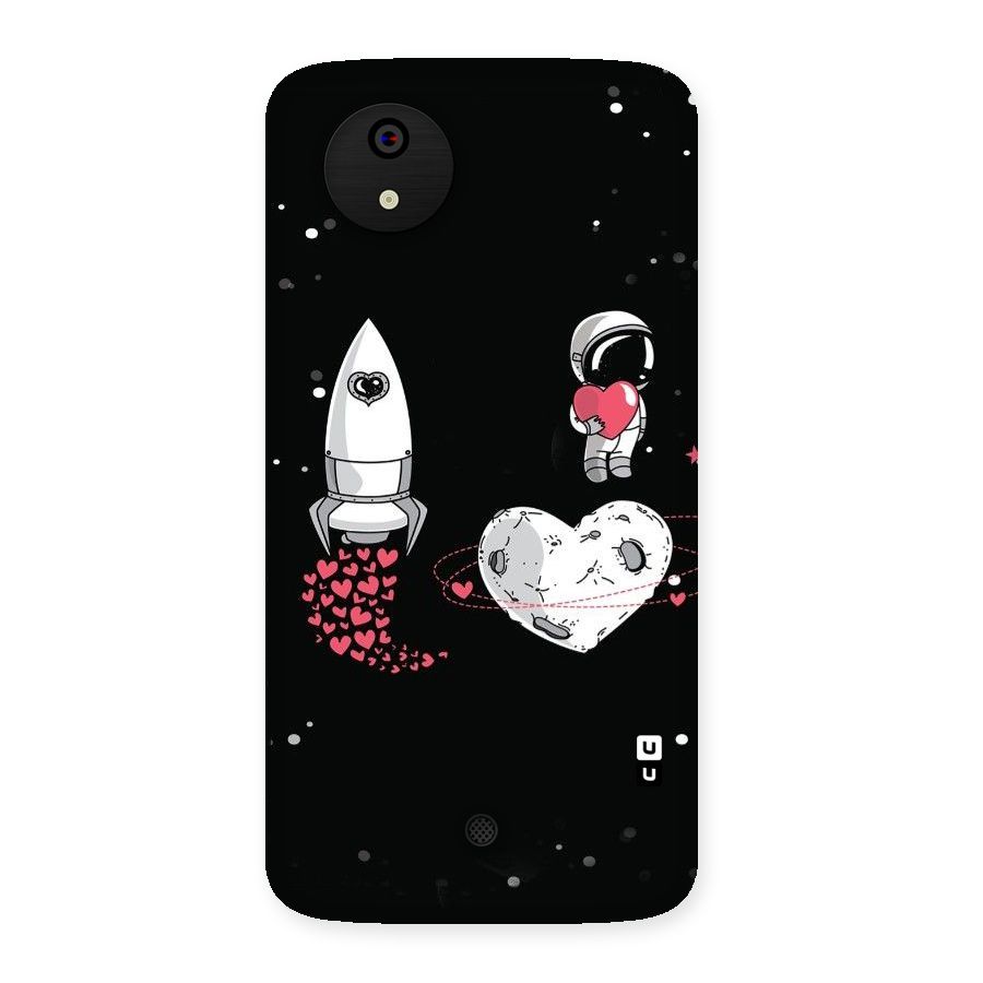 Spaceman Love Back Case for Micromax Canvas A1