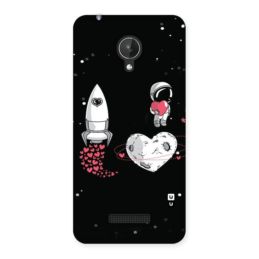 Spaceman Love Back Case for Micromax Canvas Spark Q380