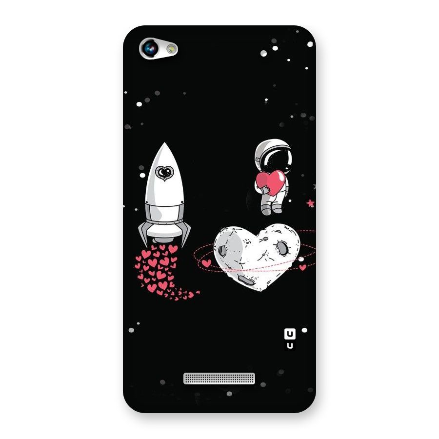 Spaceman Love Back Case for Micromax Hue 2