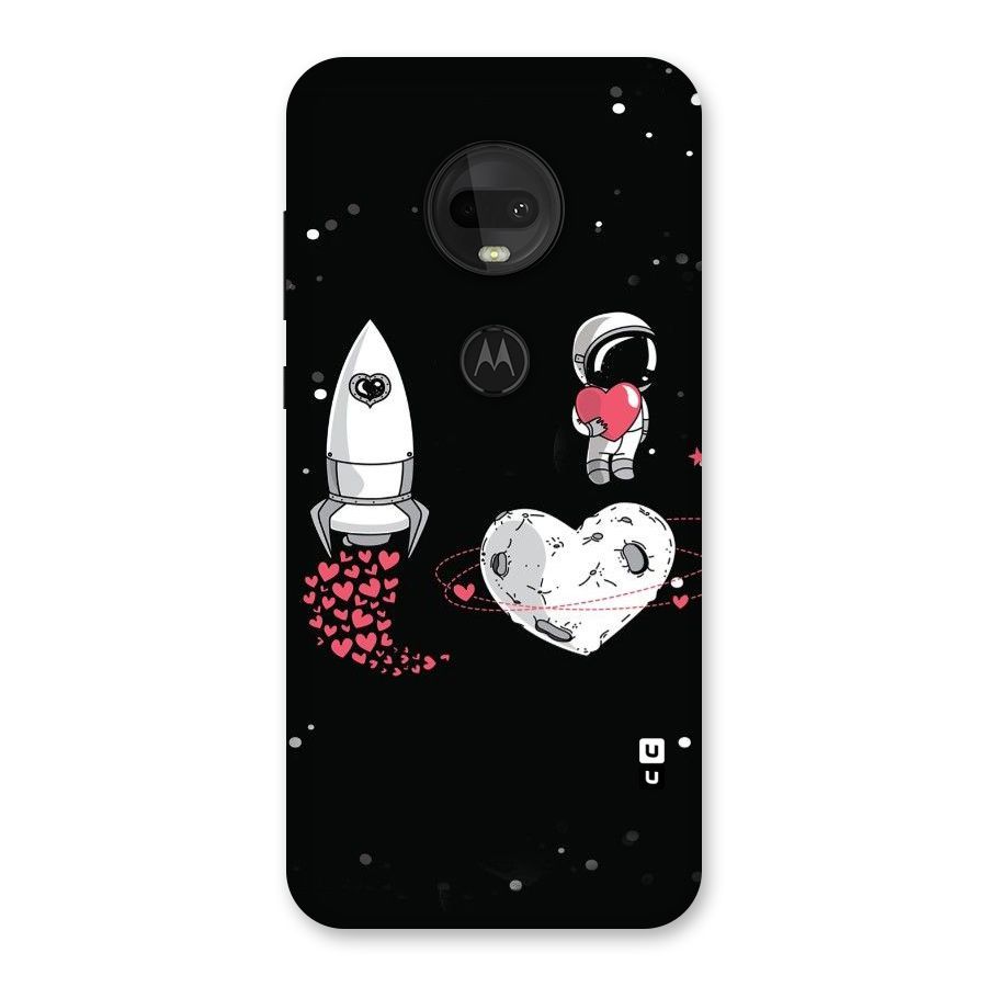 Spaceman Love Back Case for Moto G7