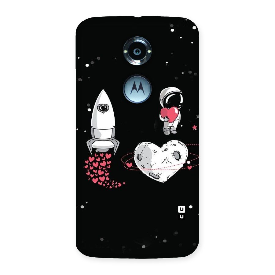 Spaceman Love Back Case for Moto X 2nd Gen