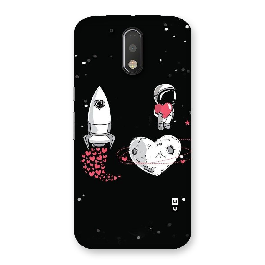 Spaceman Love Back Case for Motorola Moto G4 Plus