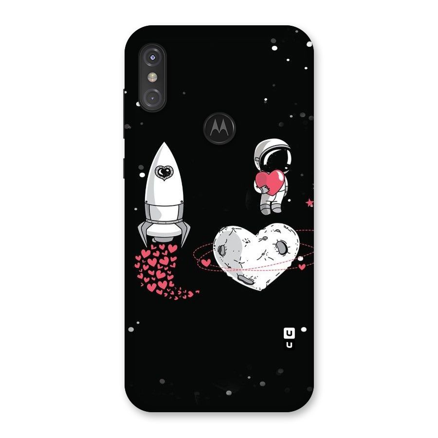 Spaceman Love Back Case for Motorola One Power
