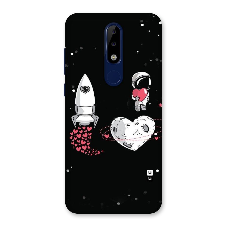 Spaceman Love Back Case for Nokia 5.1 Plus