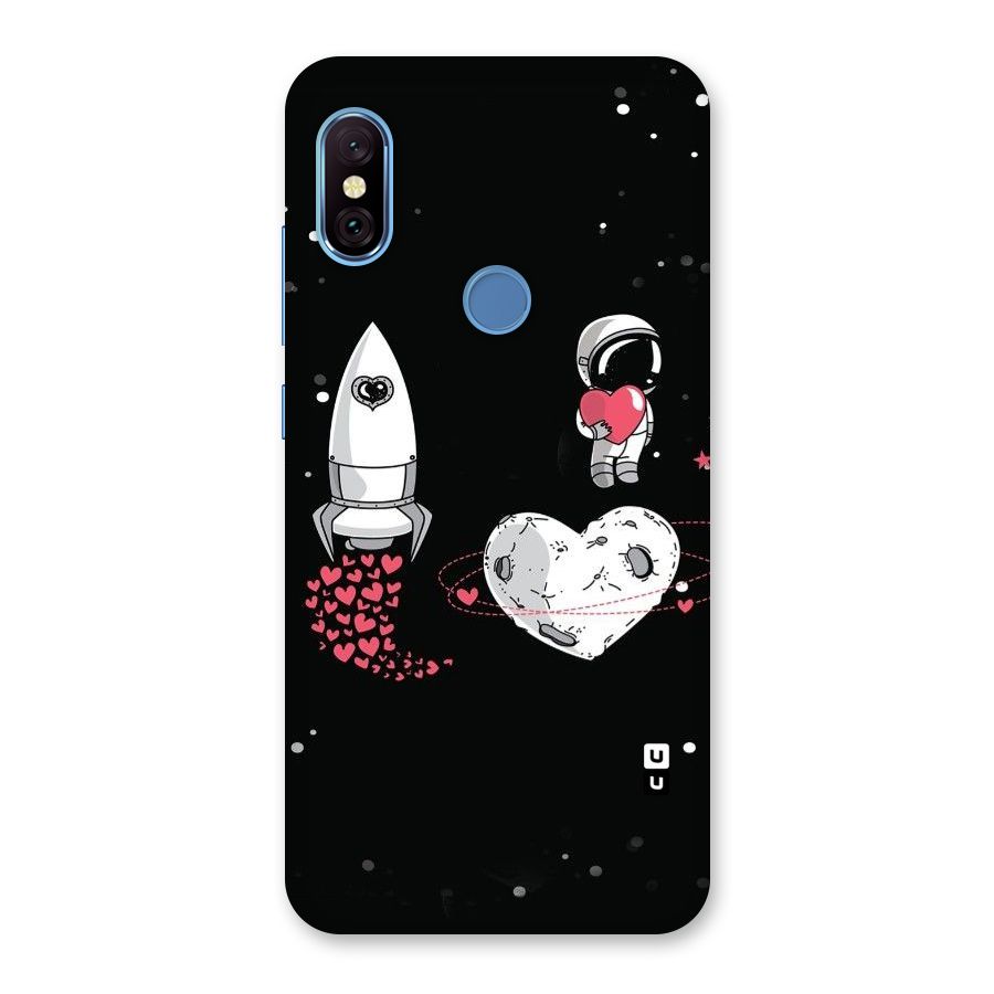 Spaceman Love Back Case for Redmi Note 6 Pro