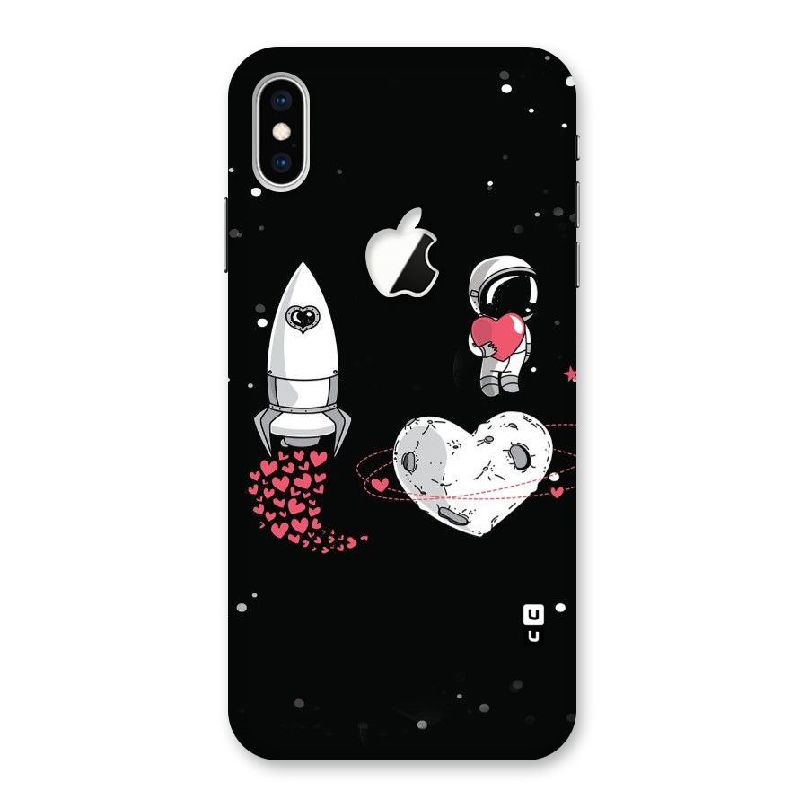 Spaceman Love Back Case for iPhone XS Max Apple Cut