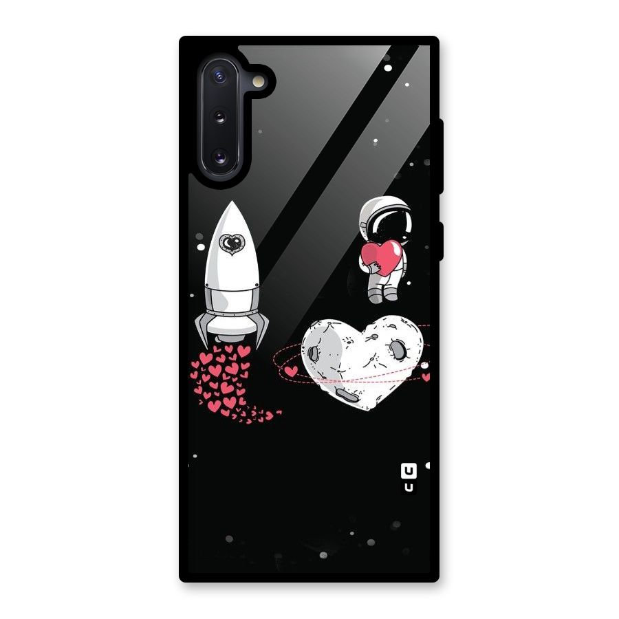 Spaceman Love Glass Back Case for Galaxy Note 10