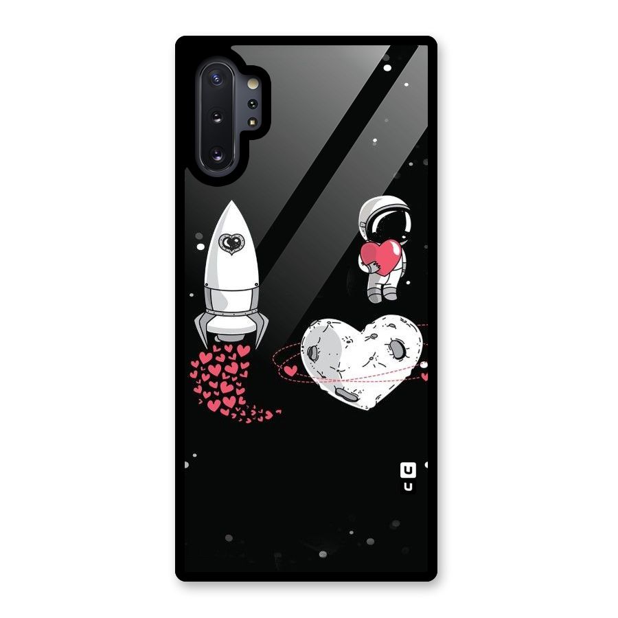 Spaceman Love Glass Back Case for Galaxy Note 10 Plus