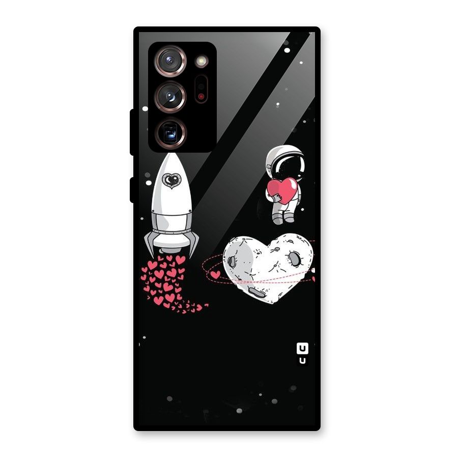 Spaceman Love Glass Back Case for Galaxy Note 20 Ultra