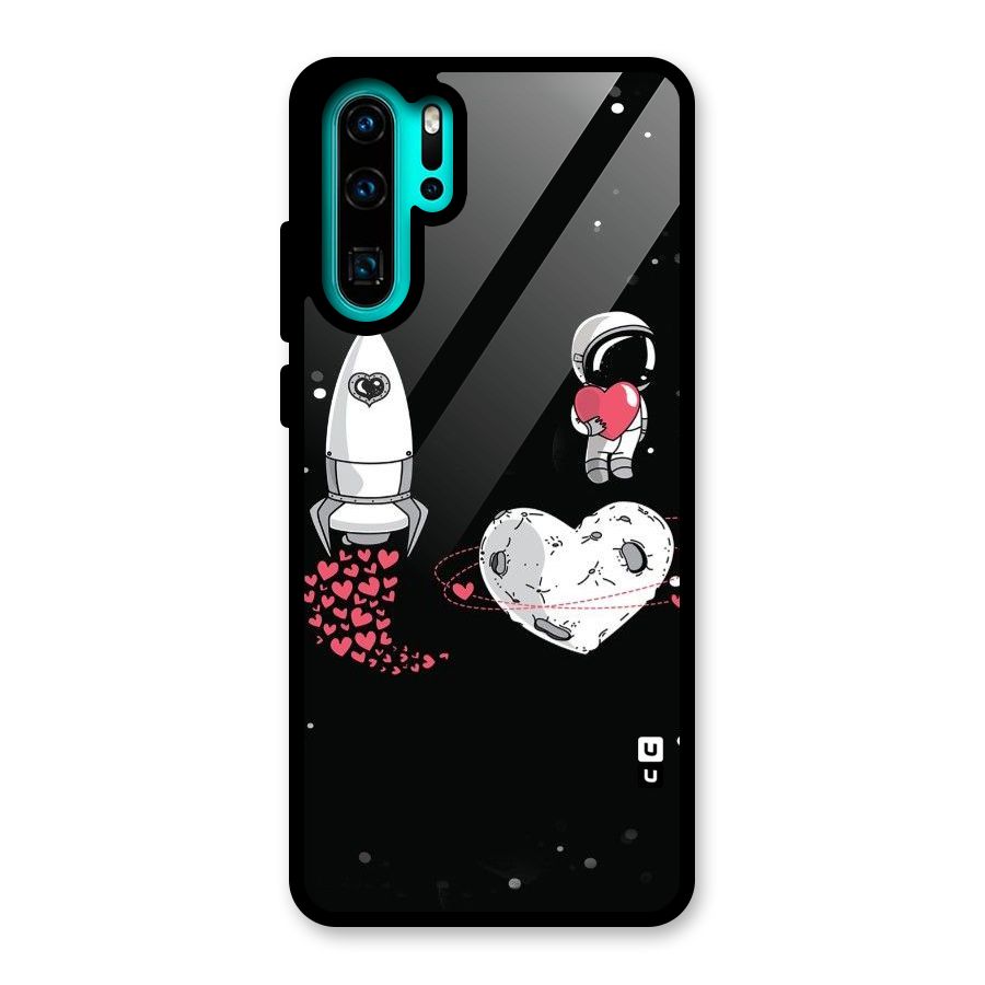 Spaceman Love Glass Back Case for Huawei P30 Pro