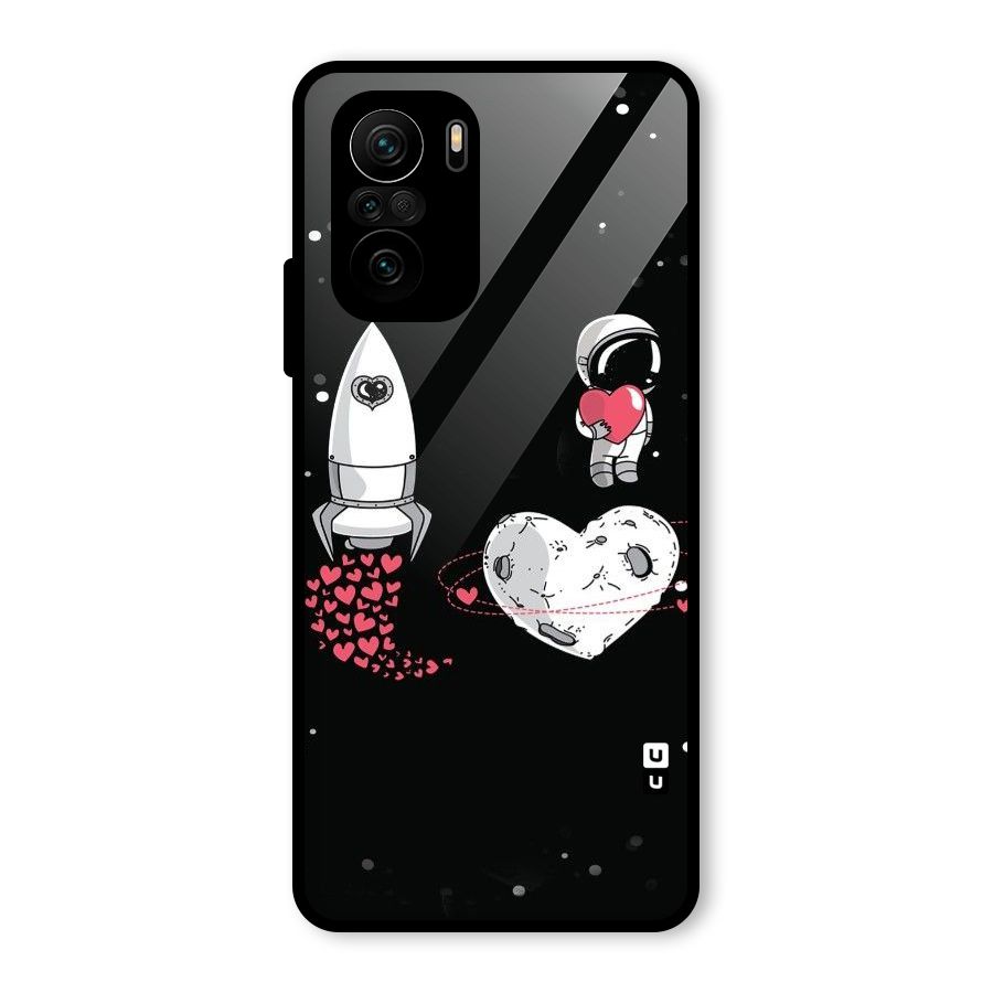 Spaceman Love Glass Back Case for Mi 11x