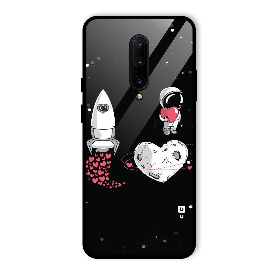 Spaceman Love Glass Back Case for OnePlus 7 Pro