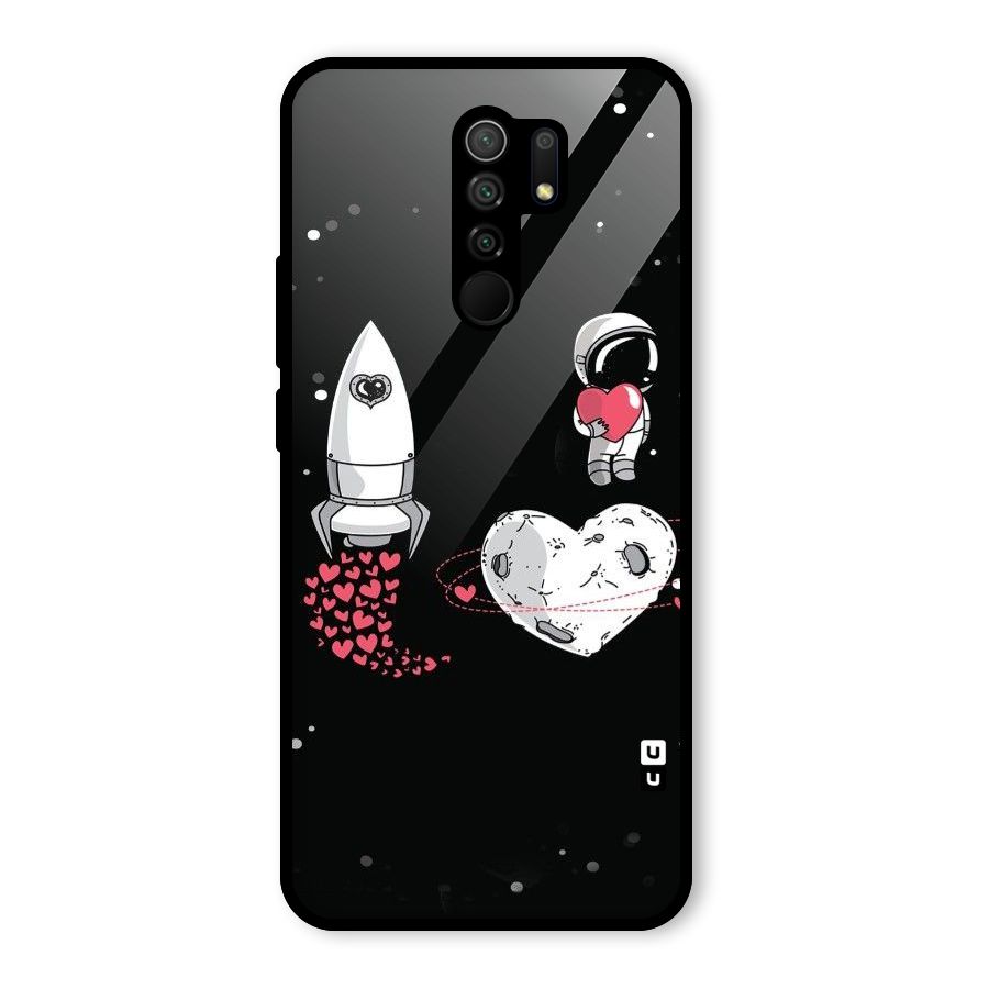 Spaceman Love Glass Back Case for Poco M2