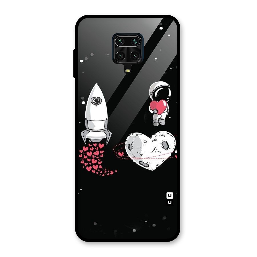 Spaceman Love Glass Back Case for Poco M2 Pro