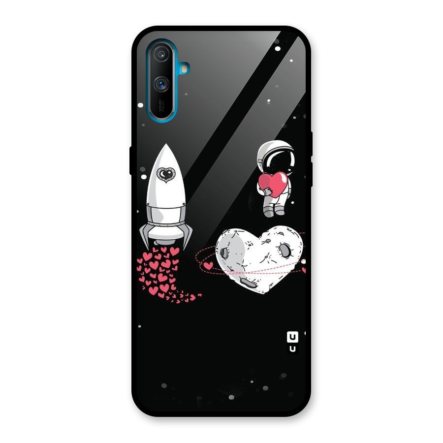 Spaceman Love Glass Back Case for Realme C3