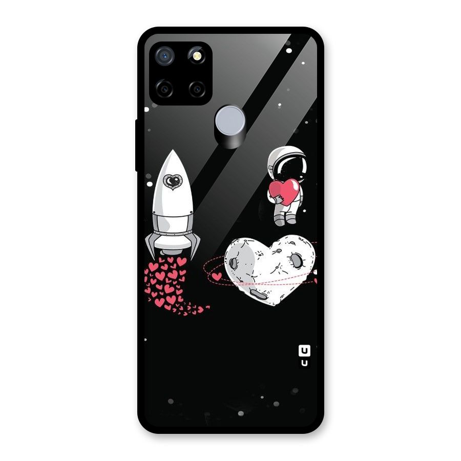 Spaceman Love Glass Back Case for Realme Narzo 20