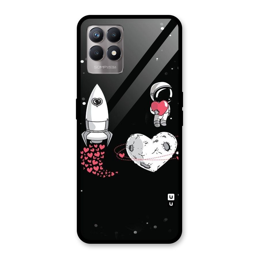 Spaceman Love Glass Back Case for Realme Narzo 50