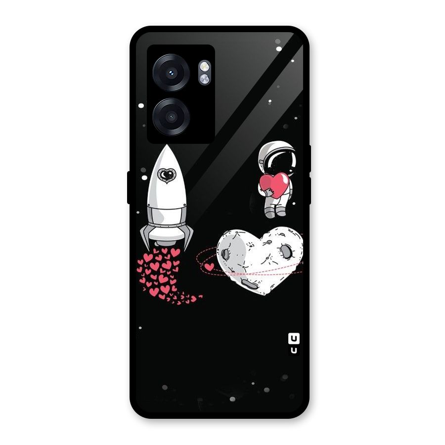 Spaceman Love Glass Back Case for Realme Narzo 50 5G