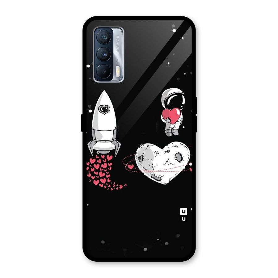 Spaceman Love Glass Back Case for Realme X7
